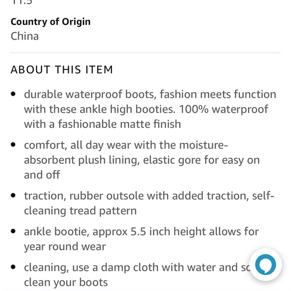 Chooka Chelsea blue short rain boots 8 - Picture 8 of 9